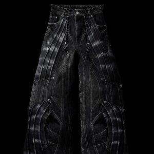 Bad Son - Circuit Layered Denim Pants - M/L